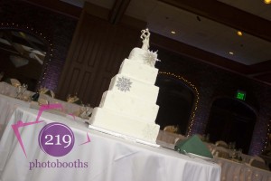 Wedding Cake Highland Indiana Photobooth