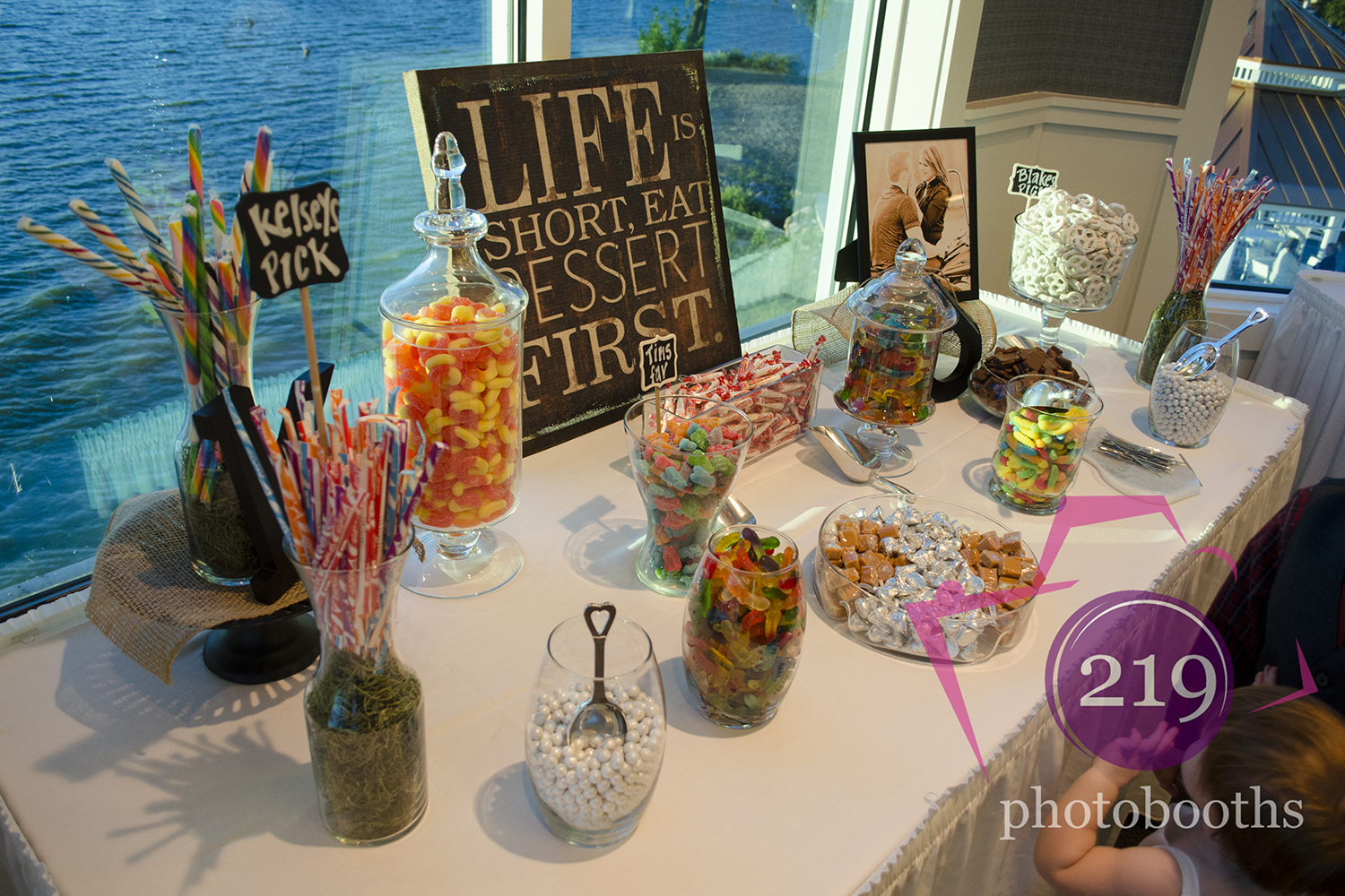 Cedar Lake Lighthouse Reception Candy Table