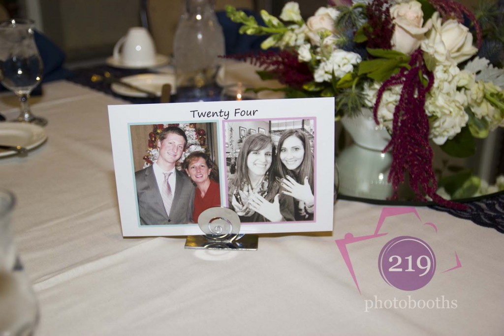 Sand Creek Country Club Wedding Table Number